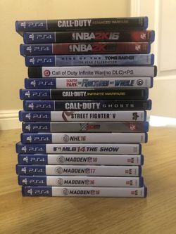 PS4 Games (READ DESCRIPTION)