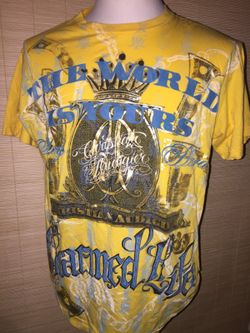 Christian audigier "The world is yours t-shirt" very nice size L