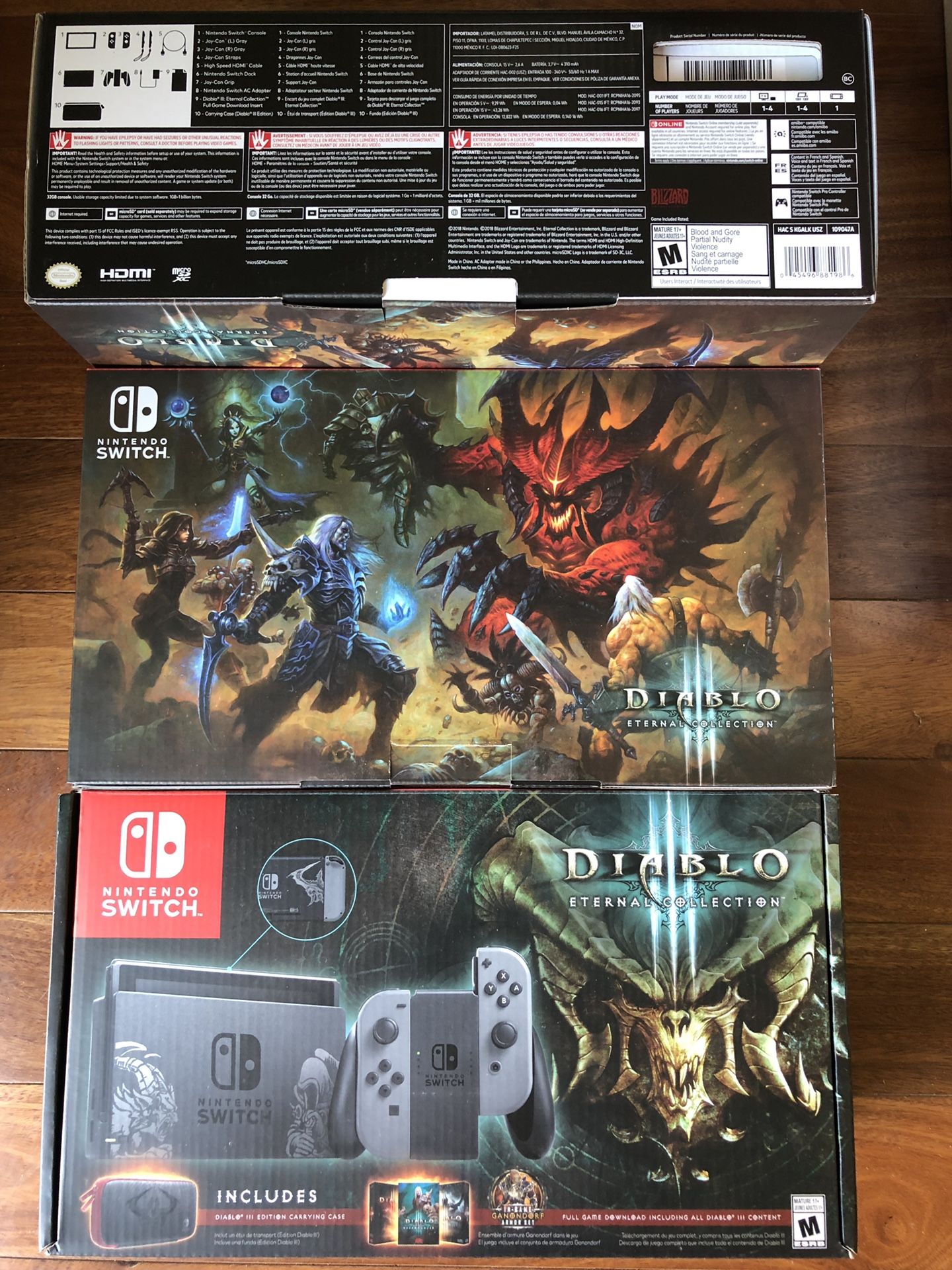 BRAND NEW NINTENDO SWITCH DIABLO III ETERNAL COLLECTION CONSOLE BUNDLE