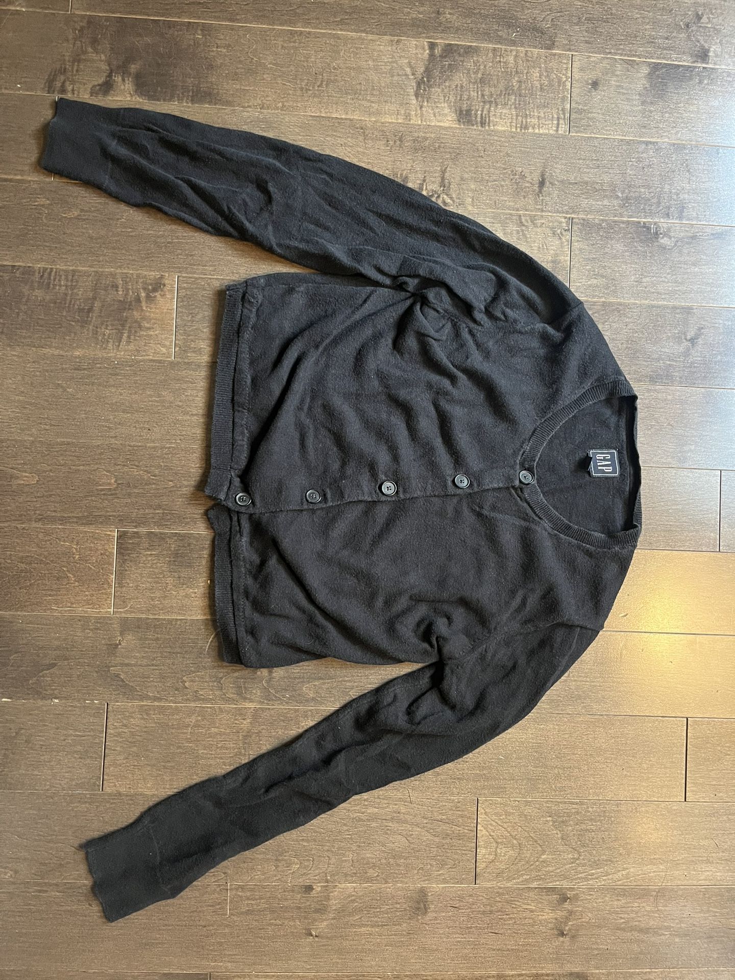 Cropped Black Gap Cardigan Size XS