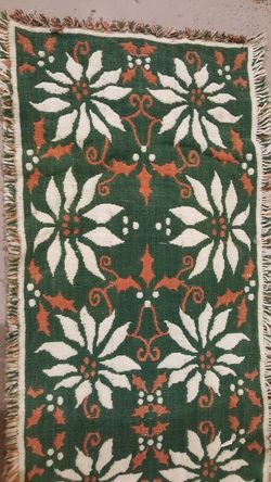 Reversible Christmas table runner