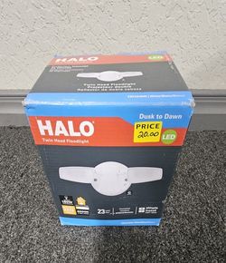 Halo Twin Head Floodlight  LED