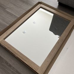 Natural Oak Mirror 20x28”