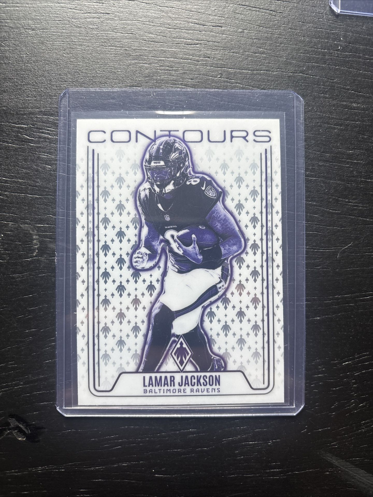 Lamar Jackson (QB) 2024 Panini Phoenix "Contours Short Print" #CON-LJN Baltimore