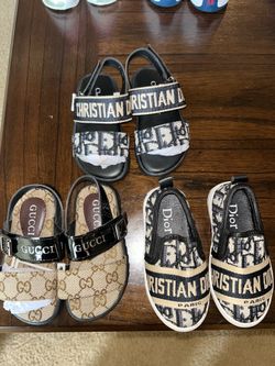 Toddler Size 6C Designer-Inspired Sandals – Gently Used – $50