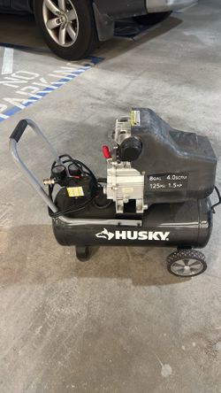 Husky compressor 8 gallon almost new $120 FIRM