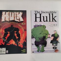 Lot of 2 ~ 2002 The Incredible Hulk #37 & #38 ~ Marvel Comic Books, Comics
