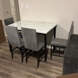 Dining Table With 4 Chairs