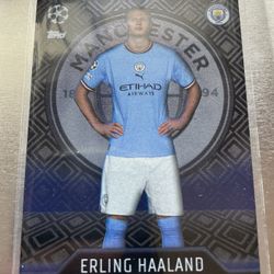 Erling Haaland Topps 2022 Black Edge Edition Rare Card