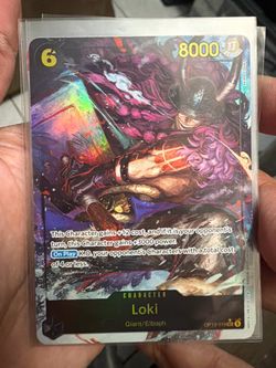 One Piece TCG Loki OP17-119 SR Holo Card
