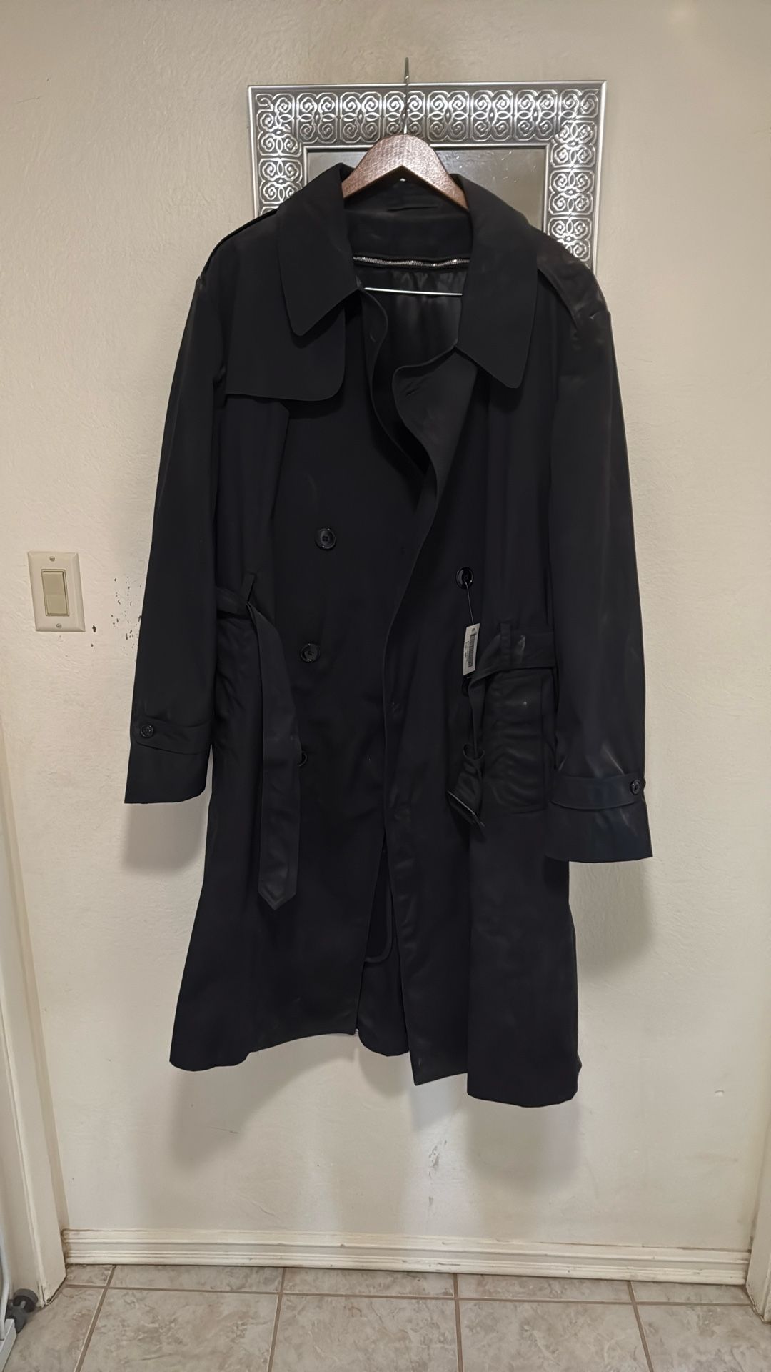 Coat, All Weather, Man’s Army, Black Shade 385