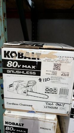 Kobalt 80V Cordless Chainsaw