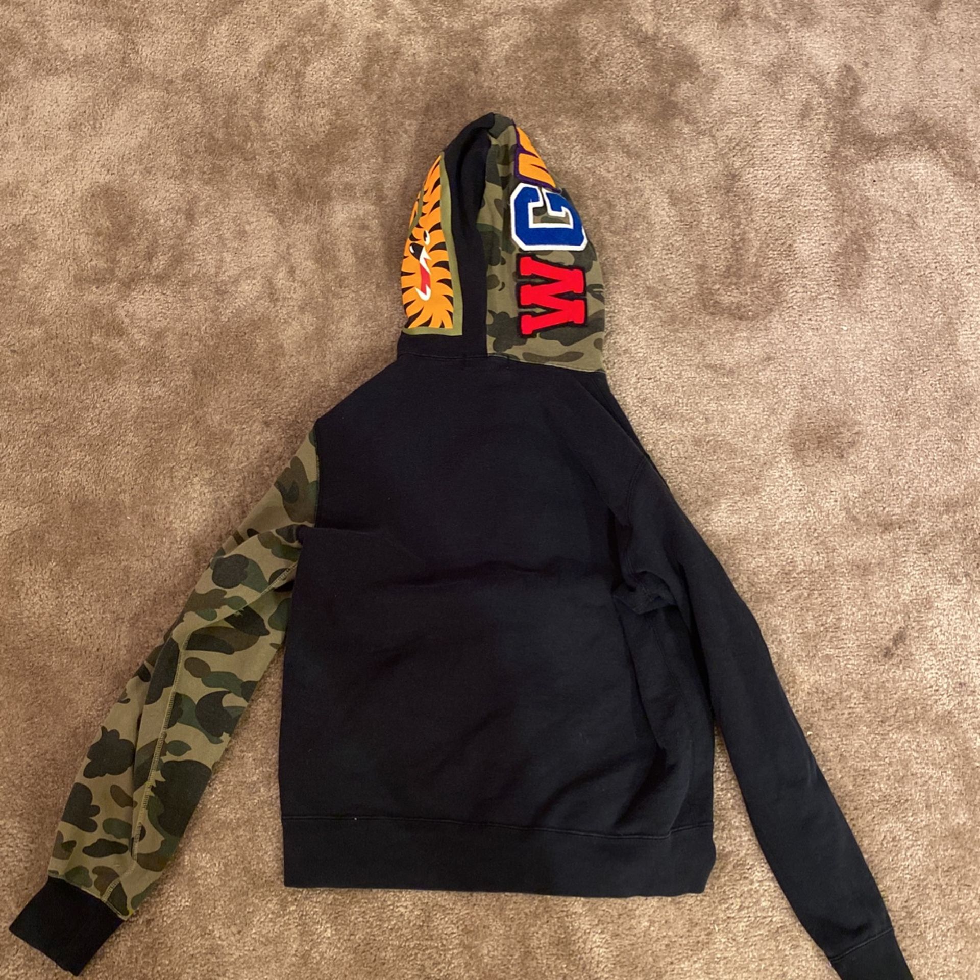 Bape Hoodie Black Small Men s clothing