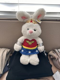 Wonder Woman Easter Bunny Plushie 