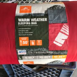 Ozark Trail Sleeping Bag 40-60 Degrees 