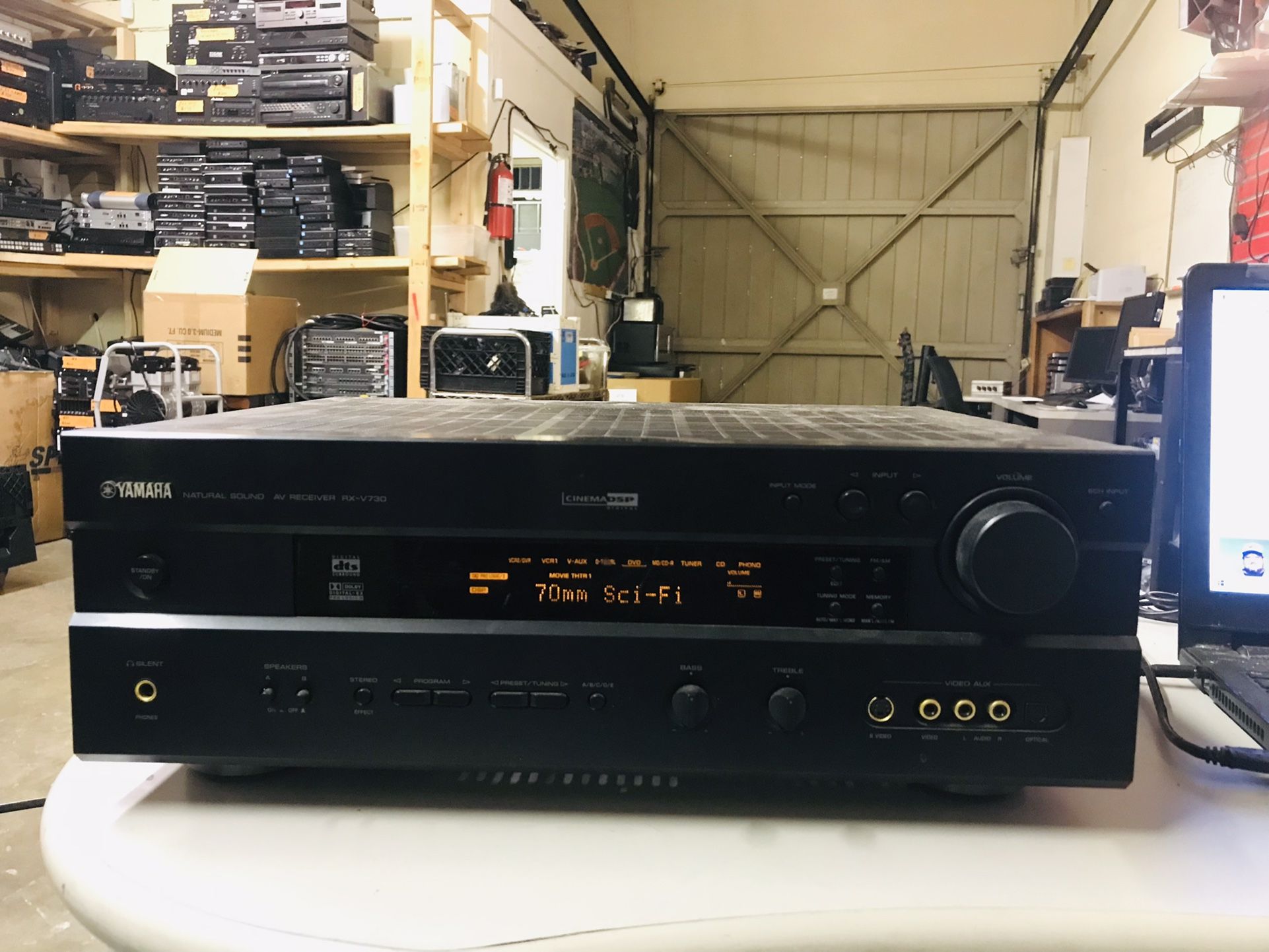 Yamaha RX-V730 Natural Sounds AV Receiver Dolby Surround