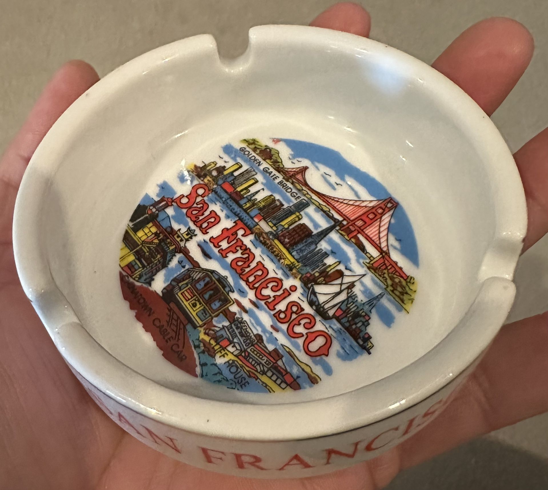 San Francisco Souvenir Ashtray