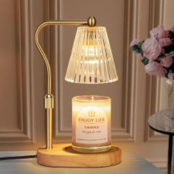 Candle Warmer Lamp with Timer Dimmer Adjustable Height