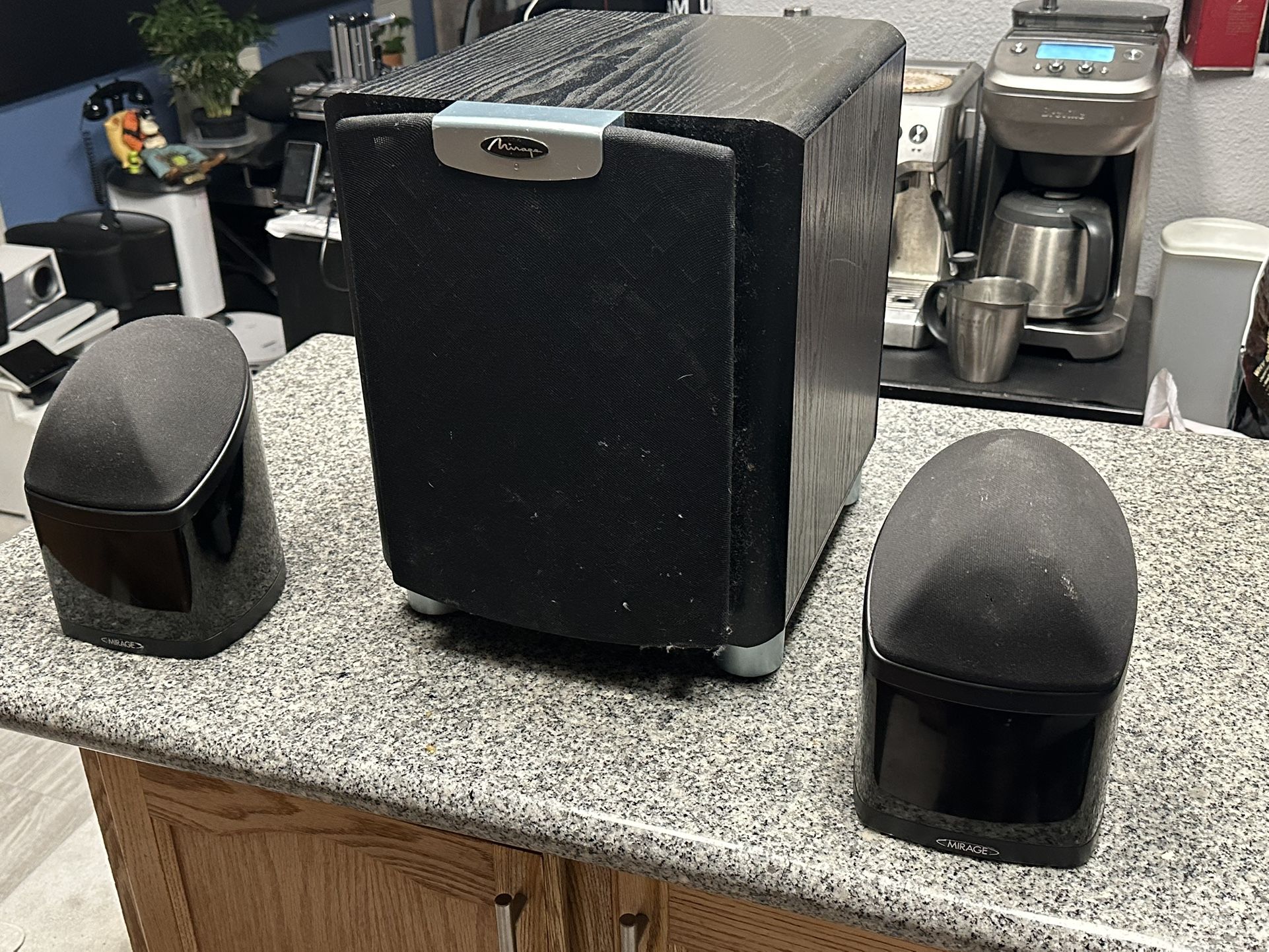 Mirage OS3-SAT Speakers OMNI S8 Subwoofer
