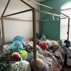 Canopy Full Size Bed Frame