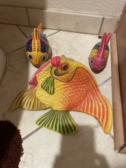 3 Colorful Fishes Decoration $15 For All 3