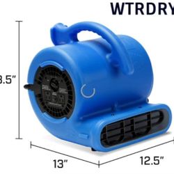 MODEL: BA-VP-25-BL
B-Air VP-25 ¼ HP Commercial Air Mover & Blower Fan: blue
