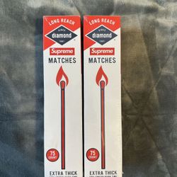 Brand New Supreme Diamond Matches Long Reach (Box Of 75) Set of Two