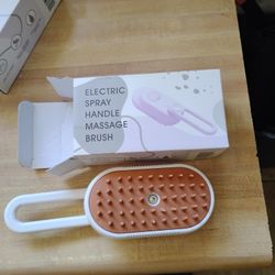 Cat steam brush Dog steam brush Electric Spray Brush DE shedding brush