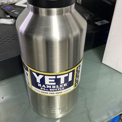 YETI Rambler 64 oz Bottle, Vacuum Insulated, Stainless Steel with