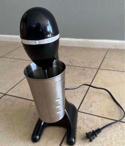 Hamilton Beach Drink Master Milk Shake Maker Mixer Chrome Model 730C