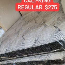 Cali-King Regular Mattress Set 