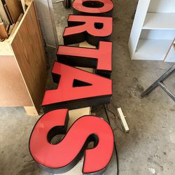 Channel Letters Sign 10 X 18”