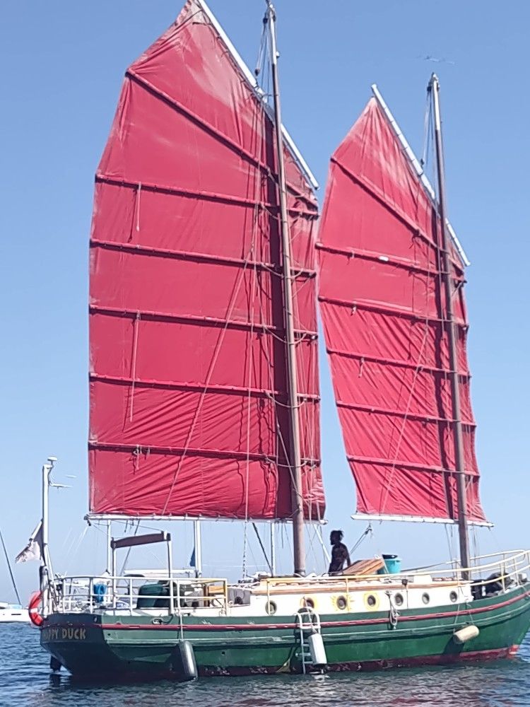 One of a Kind 38.5' Junk Rig Schooner for Sale or Trade - Located in San Diego