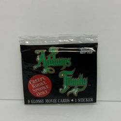 Vintage 1991 Addams Family Movie Topps Trading Cards Paramount New Unopened Pack