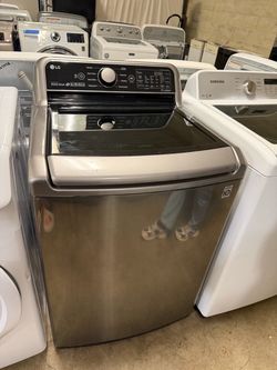 LG Direct Drive Top Load Washer Graphite Steel