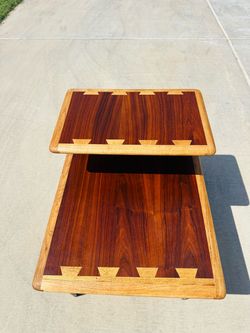 Beautiful Vintage Mid Century Modern Lane Acclaim Steps End Table Side Restored!