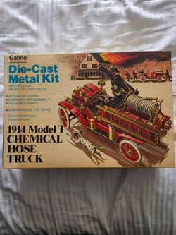 Gabriel 1914 Model T Chemical Hose Truck Die-Cast Kit