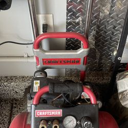 Craftsman Air Compressor On Wheels 5 Gallons 1 Horsepower