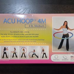 Weighted exercise hula hoop