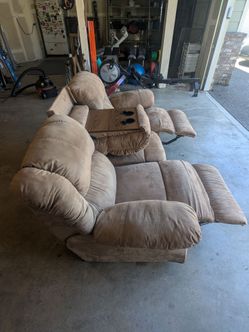 Dual Recliner Sofa