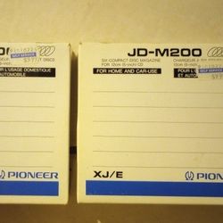 2 Vintage Pioneer JD-M2000 CD Magazine 6-disc Changer W/ Boxes, Home audio and car audio, Brand New