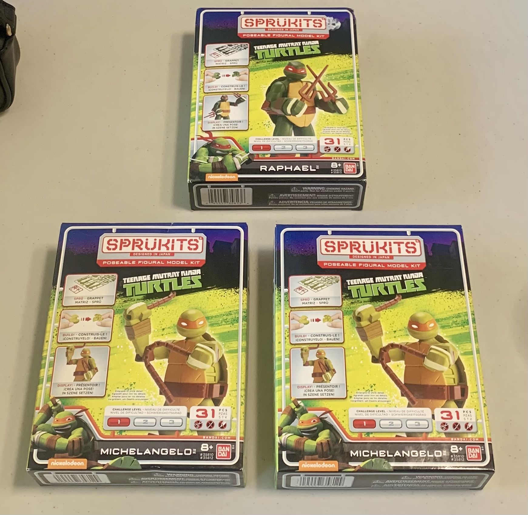 Teenage Mutant Ninja Turtles Figure Kits! New!! 3 Available! Selling For $7 Each Or Buy All 3/$15!!