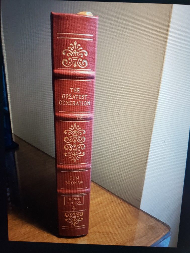 THE GREATEST GENERATION-SIGNED-TOM BROKEW