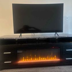Fire Place TV Stand