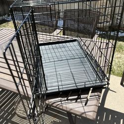 Dog Pen (Black). Fold Storage 