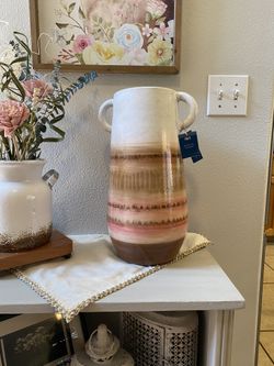 Pier 1 Imports Stoneware Vase *NEW*