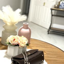 Chocolate Brown Vintage Shoulder Bag New Soft Leather In Box Purse