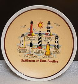 Decorative Lighthouses of North Carolina Collector Plate