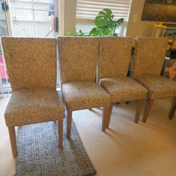 Dining Chairs - Set of 4 - Upholstered