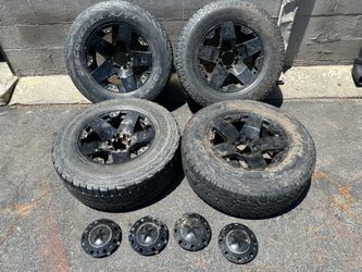Black 6 lug 18 inch rockstar xd rims Chevy, Cadillac, GMC, Ford